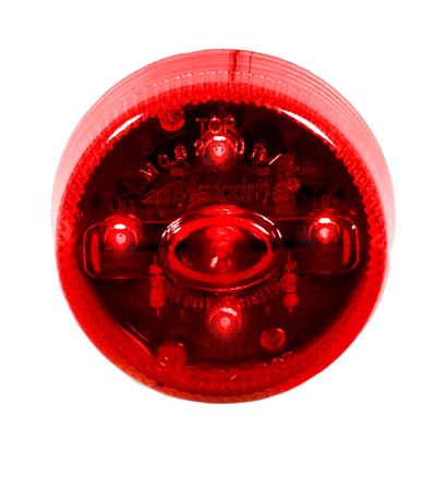 2" Round Red LED Clearance Marker Light